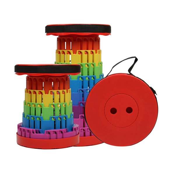 Taburete plegable JAEMEYEM, ligero, ajustable y retráctil