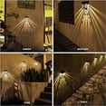thumbnail image 5 of Lojalitet - Paquete de 8 luces LED solares para vallas, iluminación decorativa para jardín, postes, patio, puerta de entrada, escalones y escaleras, 5 of 5