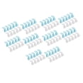 thumbnail image 4 of 100 piezas de ganchos conectores para perchas de ropa que ahorran espacio, organizadores de armario, perchas para ropa, 4 of 15