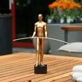 thumbnail image 6 of Adam & Friends Home Decor Tight-Rope Walker Black Base Sculpture | 1-Piece | Bronze, 6 of 7