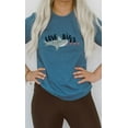 thumbnail image 2 of Love Bites Heart Eating Shark PLUS Graphic Tee T-Shirt, 2 of 6