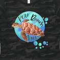 thumbnail image 4 of Inktastic Vero Beach, Florida Swimming Sea Turtle with Bubbles Women's T-Shirt, 4 of 5