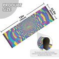 thumbnail image 5 of Yayeee Runner Rug for Bedroom 2'x6' Machine Washable Hallway Non Slip Mat, Psychedelic Pattern, 5 of 8