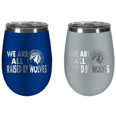 

Minnesota Timberwolves Team Colors Wine Tumbler Two-Piece Set