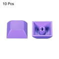 thumbnail image 3 of Unique Bargains 1U Blank Keycaps, 10 Pack Universal PBT Keyboard Replacement Accessories for MX Mechanical Keyboard, Purple, 3 of 6