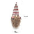 thumbnail image 5 of Walbest Christmas Gnome Wine Bottle Covers, Handmade Swedish Gnome Wine Bottle Topper Decorative Santa Scandinavian Plush Christmas Decoration New Year Dining Table Decor Party Gift, 5 of 7