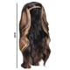 thumbnail image 3 of Peluca con frente de encaje, peluca con ondas naturales para mujeres negras, pelo largo y rizado, peluca con frente de encaje, fibra de seda resistente a altas temperaturas, 3 of 7