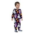 thumbnail image 2 of WXLWZYWL Family Halloween Pajamas Matching Sets Halloween Costumes 2024 Family Halloween Pumpkin Spider Bat Ghost Printed Pajamas Funny Zipper Hooded Jumpsuit Pjs Matching Onesie, 2 of 4