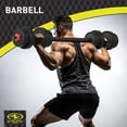 thumbnail image 4 of Athletic Works 40LB 5 in 1 Adjustable Dumbbell Set , Fitness Exercises for Home Gym, Black, 1-inch Holes Fit Standard Sized Bar, 4 of 14
