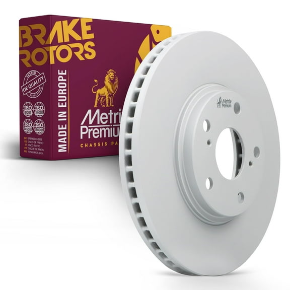 Metrix Premium Chassis Parts - 11.65 inch (296mm) Front Coated Vented Disc Brake Rotor Fits 1999-2003 Lexus RX300, 2002-2004 Toyota Camry, 2004-2006 Lexus ES330, Replacement 96820FZN Made in Europe