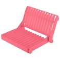 thumbnail image 2 of Huayishang Kitchen Drain Rack Foldable Dish Plate Drying Rack Organizer Drainer Plastic Storage Holder Kitchen, Kitchen Essentials Clearance Sale Pink, 2 of 2