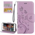 thumbnail image 1 of Funda de cuero con estampado de flores para Lenovo Vibe K5, estilo 1, 1 of 5