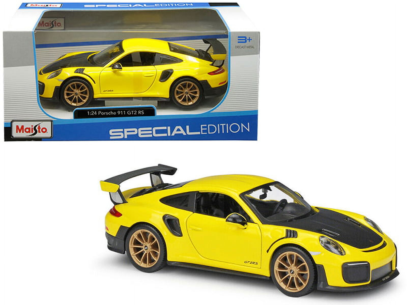 Maisto Diecast Toys: 2022 Porsche 911 GT3 Black Metallic Special