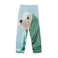 thumbnail image 5 of Easygdp Dog Wrapped in Towel Men's Pajama Pant, Sleep Elastic Waistband Lounge Pants - Large, 5 of 9