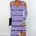 thumbnail image 1 of Robes pour Femmes, Robe d'Été Imprimée pour Femmes à Manches Longues avec Col Rabattu, 1 of 5