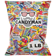 CANDYMAN Assorted Candy Variety Pack 1lb of Bulk Individually Wrapped Pinata Stuffers