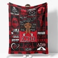 thumbnail image 2 of Blanket NukunSKF, forro polar con tema positivo de la hermandad femenina, 150 x 125 cm, 2 of 6