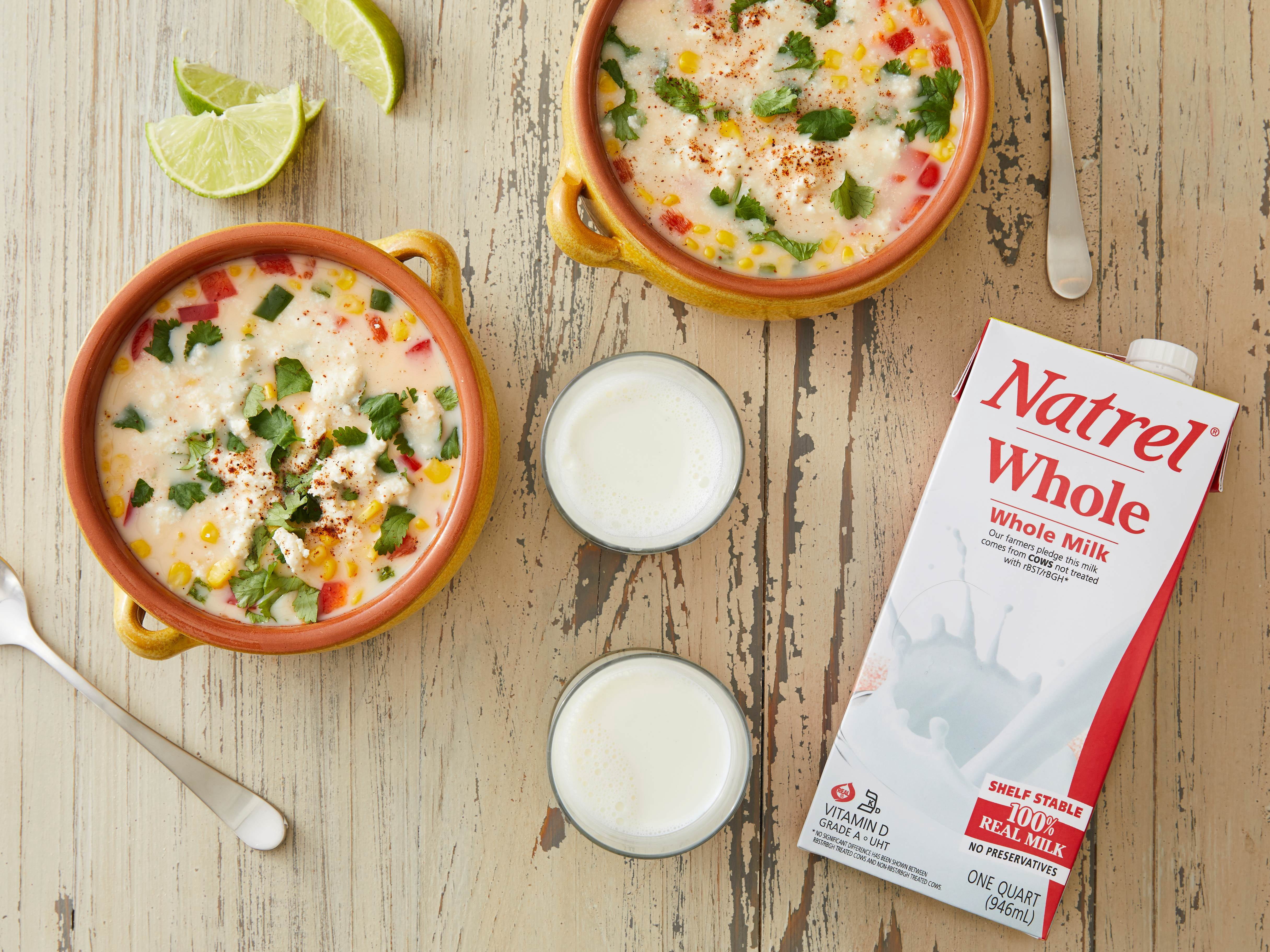 (6 Pack) Natrel Natural Homogenized Whole Milk, 32 Fl Oz