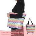 thumbnail image 2 of Shopping Trolley Bag, Reusable Portable Collapsible Shopping Bags, Foldable Shopping Cart with Wheels Grocery Bag Extra Large Utility Tote Bag for Travel Shopping Camp, 18L, 2 of 6