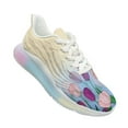 thumbnail image 4 of Psesaysky Rainbow Atmospheric Cushion Running Shoes for Girls Ladies Tulip Pattern Casual Walking Shoes Fashionable Print Tennis Shoes, 4 of 7