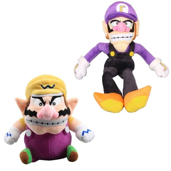 uiuoutoy Wario & Waluigi Stuffed Plush Toy Set of 2 pcs
