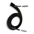 thumbnail image 2 of NACH 4 to 8 Inch Aluminum House Address Number Series - Stylish Floating Address Plaque for Home/Business Use - Modern Metal Numbers for Mailbox/Front Door - Maximum Rust Protection, Indoor/Outdoor, 2 of 12