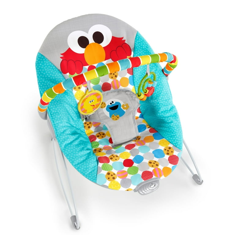 Bright Starts Sesame Street I Spot Elmo! Vibrating Baby Bouncer