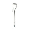 thumbnail image 3 of McKesson Silver Aluminum Offset Handle Cane, Adjustable Walking Aid, 30 to 39" H, Supports 300 lbs, 1 Ct, 3 of 5
