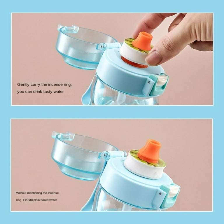 Outdoor Children Direct Drink with Hook String Bounce Cover Travel Joy with  Cola Taste Pods Fruity Extract Ring 0 Sugar Joy 650ML Flavour Water Bottle