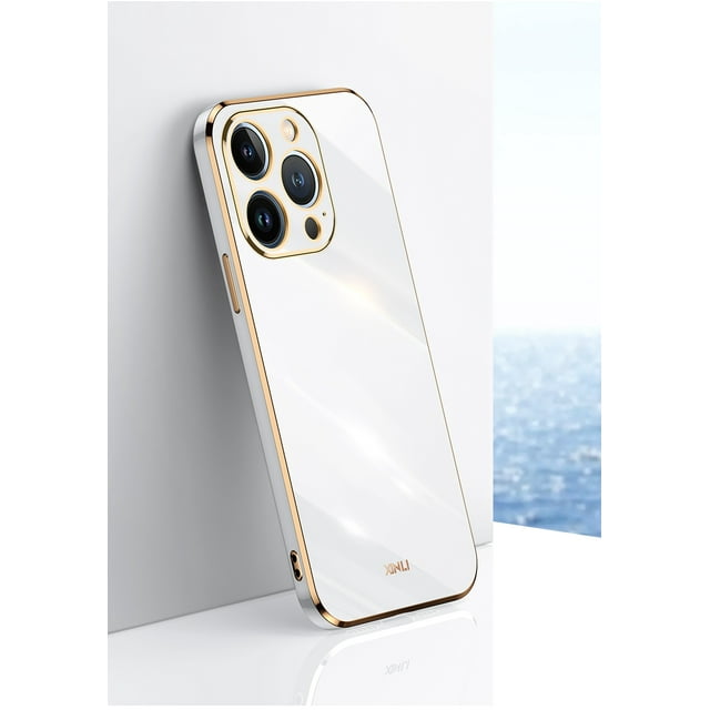 Luxury Silicone Case For iPhone 15 14 13 12 11 Pro Max Mini XS Max XR 7 8 15 Plus Soft Shockproof Phone Back Cover White For iPhone 12Pro Max