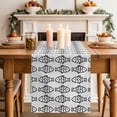 thumbnail image 2 of Table Runner 36 Inches Long for Kitchen Dining, Ocean Brown Fish Dresser Scarf Farmhouse, Dining Table Decorations for Wedding/Parties, Summer Fishing Coastal Nautical Simple 13 x 36 In, 2 of 8