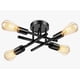 thumbnail image 1 of Lámpara De Techo Negro Colgantes Decorativas 4 Luces Modelo Negro, 1 of 4