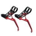thumbnail image 1 of Poignée de Frein Ultralégère Creuse, Poignée de Frein en Alliage d'Aluminium 2 Pcs pour Guidon de 22.2mm Rouge, Noir, 1 of 8