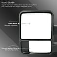 thumbnail image 5 of Spec-D Tuning Manual Towing Mirrors w/ LED Signal Compatible with 2008-2016 Ford F250 F350 F450 Super Duty Left + Right Left + Right Pair, 5 of 7