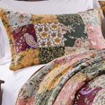 thumbnail image 4 of Juego de Edredón Greenland Home Fashions de Algodón Patchwork 3 Piezas, 4 of 5