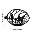 thumbnail image 4 of kayannuo Gifts for Mom Mother's Day Decorative Leaves Souvenirs Black Wrought Iron Ornaments Gifts Mothers Day Gifts, 4 of 5