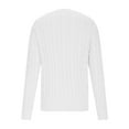 thumbnail image 4 of Zedker Women's Winter Crewneck Sweaters Knit Pullover Casual Long Sleeve Oversized Tops, Plus Size White L, 4 of 7