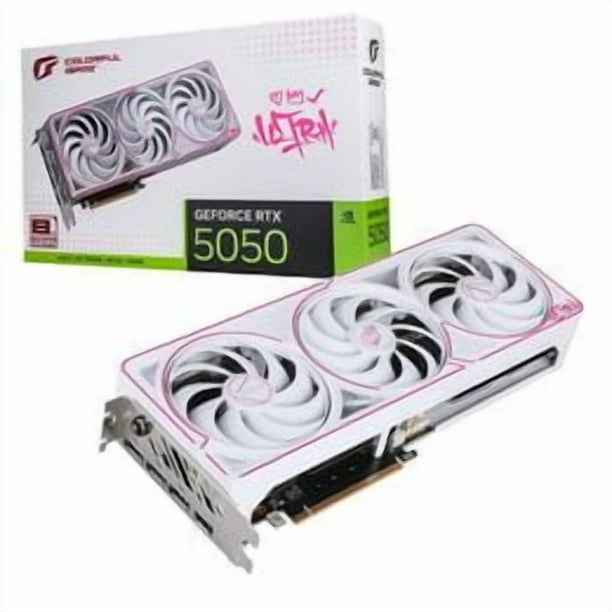 Colorido iGame RTX 5050 Ultra W OC 8GB GDDR6 Tarjeta Gráfica de 128 Bits