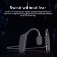 thumbnail image 4 of Cateissary Auriculares de conducción de aire Auriculares inalámbricos Bluetooth 5.0 Auriculares deportivos impermeables IPX6 Cables de audio/vídeo negro, 4 of 6