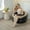 Coffee, variant on Big Sale! Portable Foldable Inflatable Sofa Recliner, Lazy Flocking Sofa for Outdoor Camping, Relaxation, and Home Use, Easy to Store and Transport