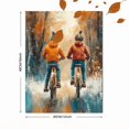 thumbnail image 3 of Qisvanset Framed Canvas Wall Art 12x16 Inch Colorful Biker Animal Kids Nursery Room Wall Decor, 3 of 5