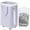 Light Purple, variant on Timeyard 75L Rolling Laundry Hamper with Wheels and Removable Wash Bag, Tall Collapsible Large Laundry Basket for Adults and Students Pink