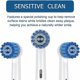 thumbnail image 4 of 8-Pack Sensitive Gum Brush Heads with Soft Bristles for Superior Yet Gentle Cleaning, 4 of 5