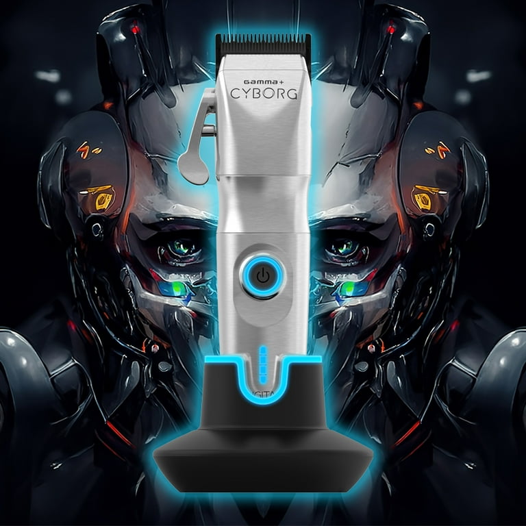 GAMMA+ Cyborg Professional Metal Hair Clipper, Adjustable