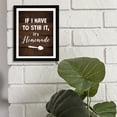 thumbnail image 5 of Designs ByLITA If I Have To Stir It, It's Homemade, 8 x 10 Wooden Wall Print (Framed) | Funny Coffee Home & Office Decor, 5 of 7