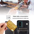 thumbnail image 4 of Design for Samsung Galaxy A51 5G Wallet Case,PU Leather Phone Case with Screen Protector Card Holder,Stand Shockproof Flip Protective Cover for A515g 51 51A Women Men 6.5 inch Black, 4 of 15