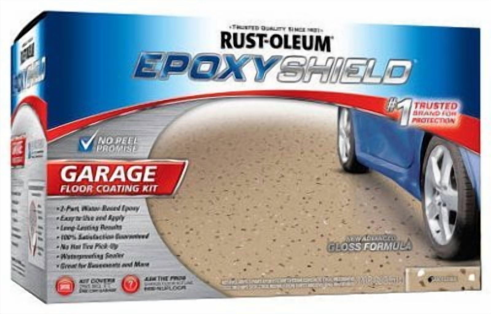 Rust-Oleum EpoxyShield Garage Floor Coating Review Durable High-Gloss