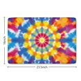 thumbnail image 5 of Colorful Rainbow Tie Dye Spiral Flannel Non Slip Door Rugs,Washable Door Mats Indoor,Decorative Door Mats,Dirt-Resistant and Absorbent Doormat for Entrance,Bedroom,Kitchen,Bathroom,23.5"x16", 5 of 5