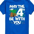 thumbnail image 3 of Star Wars - Yoda May The 4Th - Toddler And Youth Short Sleeve Tee, 3 of 5