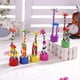 thumbnail image 4 of 5pcs Wooden Giraffe Figurine Toy Dancing Rocking Giraffe Finger Puppets Push Up Toys For Boys Kids Girls (random Style), 4 of 5